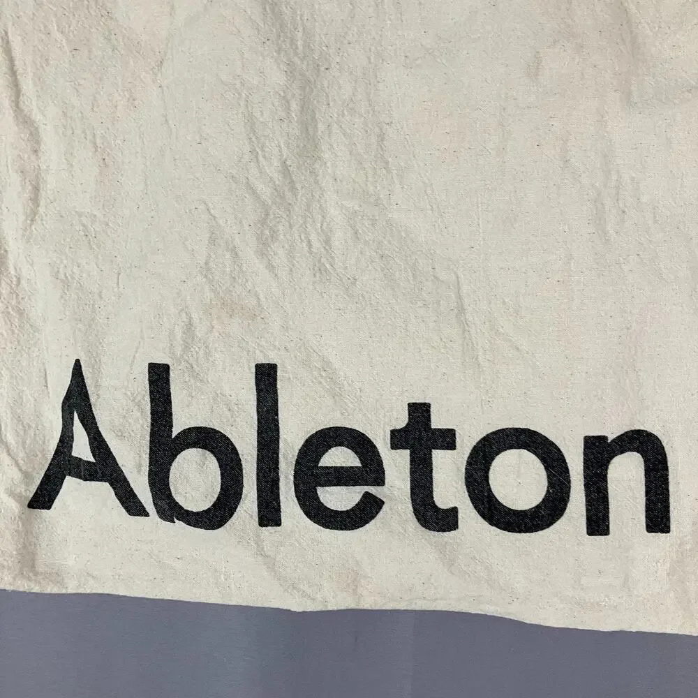 Ableton Logo Tote Bag Beige 12x15‎ Electronic Music Production